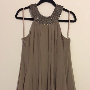 Evening Georgette Swing Short Dress